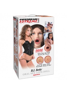 Lalka dmuchana premium -  Pipedream Extreme Dollz B.J. Betty Oral Sex Love Doll