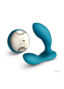 Luksusowy masażer prostaty - Lelo Hugo Prostate Massager  Niebieski