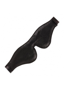 Sportsheets Leather Blindfold Black - Skórzana maska na oczy