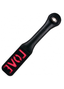 Sportsheets Leather Impression Paddle – Packa do klapsów LOVE