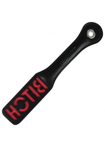 Sportsheets Leather Impression Paddle – Packa do klapsów BITCH