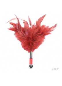 Lelo Tantra Feather Teaser – Pędzelek z piór czerwony