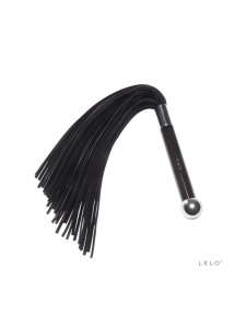 Lelo Sensua Suede Whip – Ekskluzywny pejcz skórzany  czarny