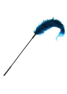 Sportsheets Ostrich Tickler – Miotełka strusie pióro niebieski