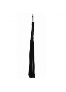 S&M Black Faux Leather Flogger – Pejcz długi
