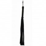 S&M Black Faux Leather Flogger – Pejcz długi