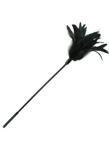 Sportsheets Starburst Tickler – Miotełka z piórkami  do fantazji erotycznych czarna