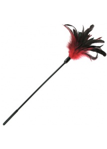 Sportsheets Starburst Tickler – Miotełka z piórkami  do fantazji erotycznych czerwona