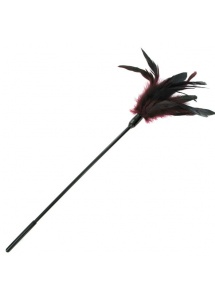 Sportsheets Starburst Tickler – Miotełka z piórkami  do fantazji erotycznych śliwkowa