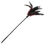 Sportsheets Starburst Tickler – Miotełka z piórkami  do fantazji erotycznych śliwkowa