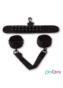 PicoBong Resist No Evil Cuffs – Szerokie kajdanki opaski czarne