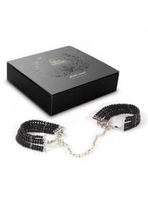 Bijoux Indiscrets Plaisir Nacre Pearl – Kajdanki z pereł czarne