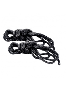 S&M Silky Robe Kit – Jedwabne sznury do wiązania czarne