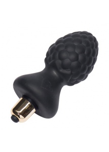 Rocks-Off Ass-Berries 7-Speed Blackberry – Plug analny dla początkujących wibrujący