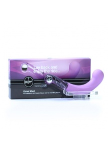 Szklane dildo do punktu G - Key by Jopen Comet Pearl Wand fioletowe