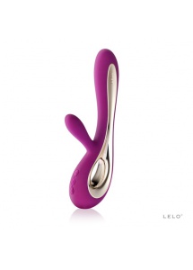 Wibrator ze stymulatorem łechtaczki - Lelo Soraya Vibrator czerwony