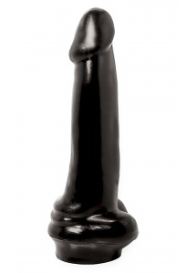 Dildo realistyczne - PIPEDREAM Basix Rubber Works 10" Dong czarne