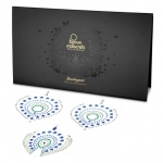 Ozdoby z klejnotów na sutki i ciało - Bijoux Indiscrets Flamboyant niebieski