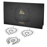 Ozdoby z klejnotów na sutki i ciało - Bijoux Indiscrets Flamboyant czarny