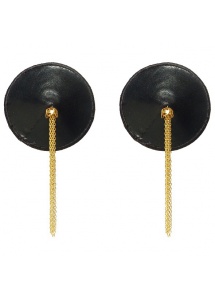 Nakładki na sutki Nippies Gold - czarne ze złotem