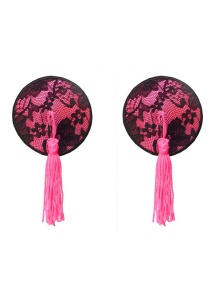 Kopia Nakładki na sutki Nippies Gold - czerń na różu