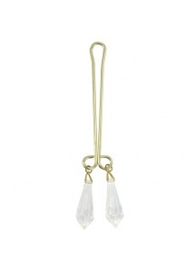 Biżuteria intymna dla kobiet Clitoral Jewelry Chrystal Clear