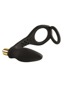 Plug analny z pierścieniem na członka - Rocks-Off Ro-Zen 7-Speed