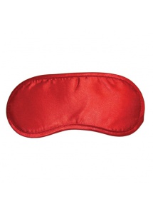 Maska na oczy - S&M - Satin Blindfold czerwona