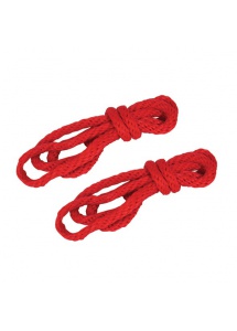 S&M Silky Robe Kit – Jedwabne sznury do wiązania czerwone