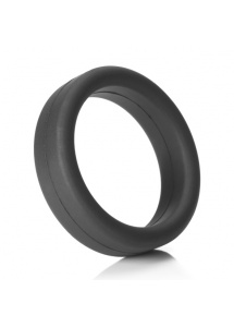Pierścień miękki na penisa - Tantus Super Soft C-Ring Czarny