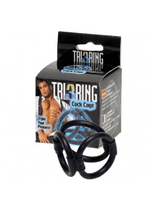 Klatka na członka - Tri Ring Cock Cage
