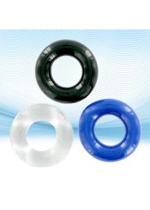 Trzy pierścienie na penisa - XLsucker Stretchy Cockrings