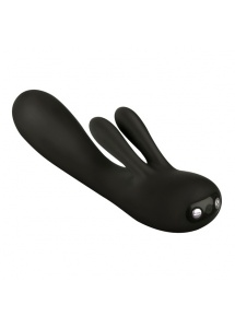 Wibrator ze stymulatorem łechtaczki - Je Joue FiFi czarny