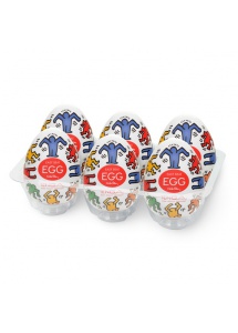 TENGA Masturbator - Jajko Keith Haring Egg Dance (6 sztuk)