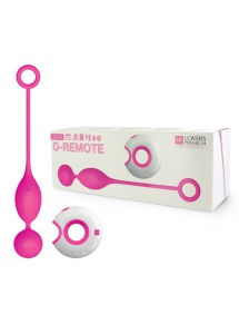 Wibrujące zdalnie sterowane jajeczko - LoversPremium O-Remote Control Egg Julia różowe