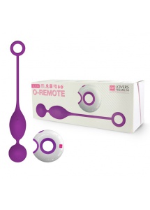 Wibrujące zdalnie sterowane jajeczko - LoversPremium O-Remote Control Egg Julia fioletowe
