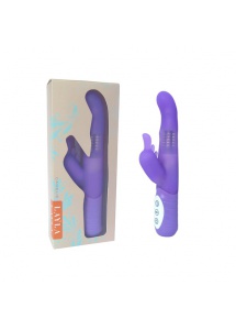 Wibrator ze stymulatorem łechtaczki i rotacją - Layla Camelie Vibrator