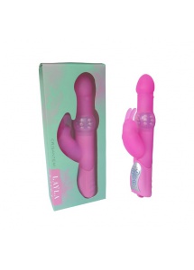 Wibrator ze stymulatorem łechtaczki - Layla Crisantemi Vibrator