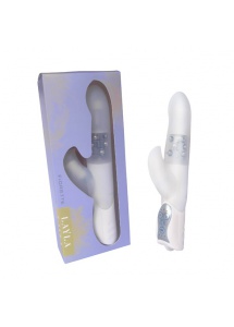 Wibrator rotacyjny ze stymulatorem łechtaczki - Layla Fiorette Vibrator