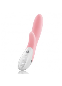 Wibrator ze stymulatorem łechtaczki - Mystim Danny Divido Vibrator różany