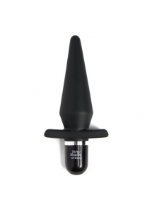 50 twarzy Greya - Vibrating Butt Plug Wibrujący plug analny