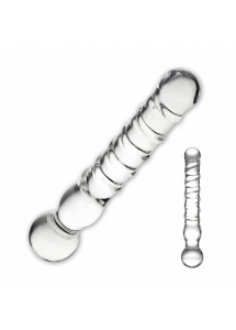 Dildo szklane - Glas Joystick Clear Glass