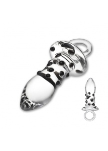 Plug analny szklany – Glas Pacifier Glass Butt Plug