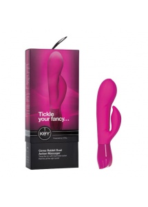 Wibrator z króliczkiem - Key by Jopen Ceres Rabbit różowy