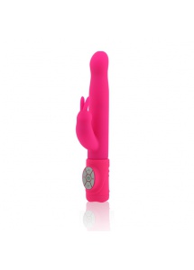 Wibrator ze stymulatorem - Maia Toys Mini Rabbit Vibrator  różowy