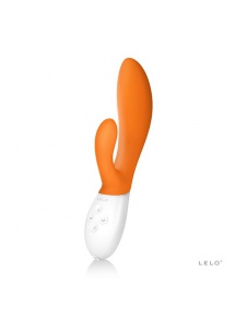 Wibrator ze stymulatorem - Lelo Ina 2 Vibrator pomarańczowy