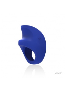 Ekskluzywny pierścień na penisa - Lelo Pino Cockring niebieski