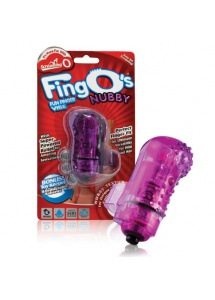 Wibrator na palec - The Screaming O The FingO Nubby  fioletowy