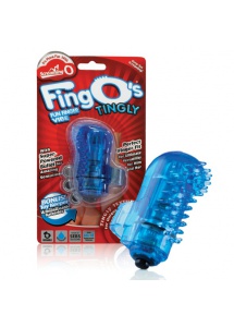 Wibrator na palec - The Screaming O The FingO Nubby  niebieski