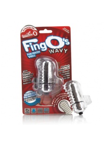 Wibrator na palec - The Screaming O The FingO Nubby  przejrzysty